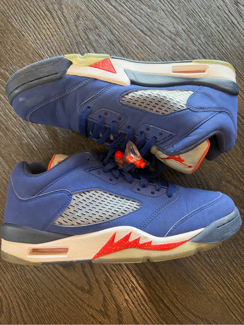 Nike Air Jordan 5 V Retro Low Knicks 2016 Blue Size 9